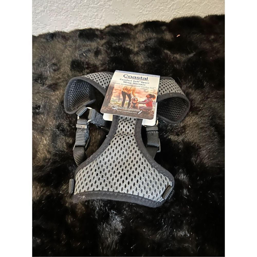 Coastal‎ Pet Comfort Soft Wrap Adjustable Dog Harness Black S